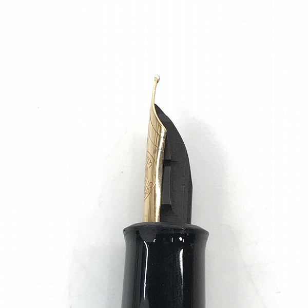 実際に弊社で買取させて頂いたPELIKAN/ペリカン グリーンストライプ  万年筆 ペン先14C-585の画像 2枚目