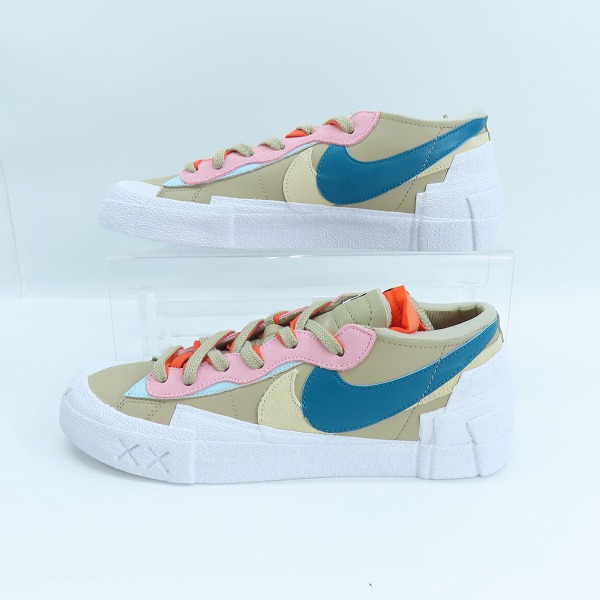 実際に弊社で買取させて頂いた【未使用】NIKE×SACAI×KAWS/ナイキ×サカイ×カウズ BLAZER LOW REED/ブレーザーロー リード DM7901-200/28.0の画像 3枚目