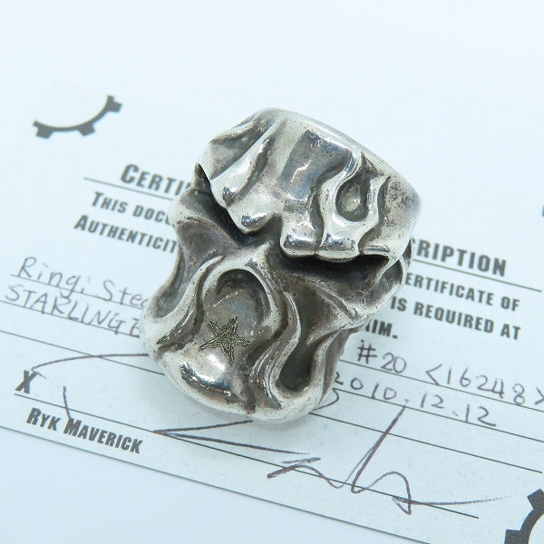 実際に弊社で買取させて頂いた【ギャラ付】 STARLINGEAR/スターリンギア ステルス フレイム リング 17.5-19.5号