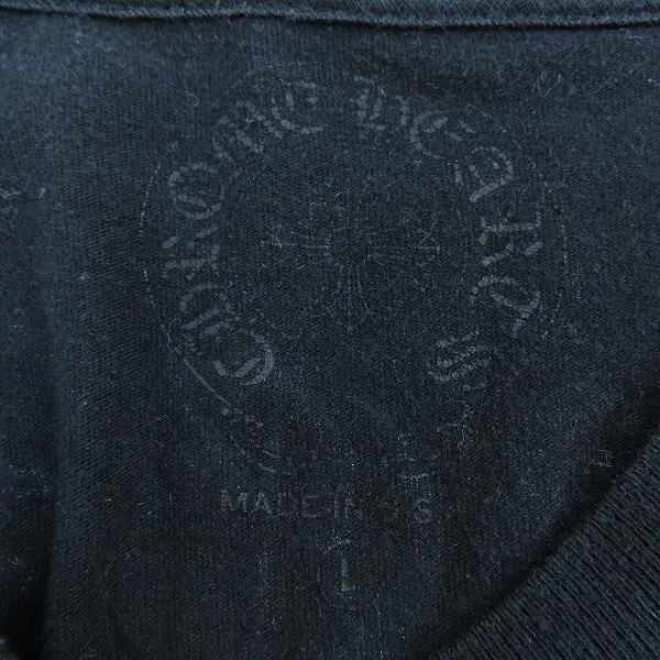 実際に弊社で買取させて頂いた【JPタグ】CHROME HEARTS/クロムハーツ arch logo TEE/アーチロゴ スクロールラベル Tシャツ 2212-304-0070/Lの画像 2枚目