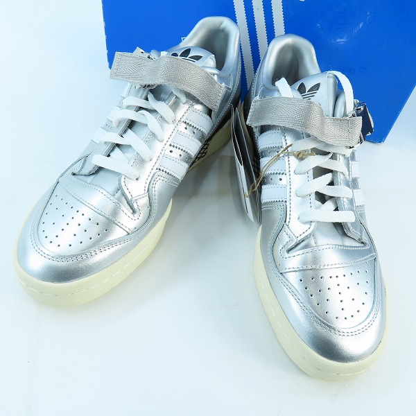 実際に弊社で買取させて頂いた【未使用】adidas/アディダス Forum Low/フォーラムロー "atmos Metallic Pack" GV9224/26