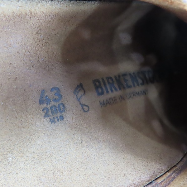 実際に弊社で買取させて頂いたBIRKEN STOCK/ビルケンシュトック 本革 レザー ブラウン系 43の画像 5枚目