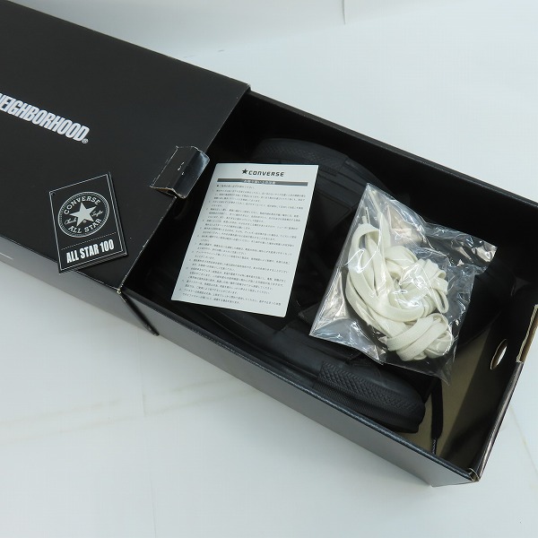 実際に弊社で買取させて頂いたNEIGHBORHOOD×CONVERSE/ネイバーフッド×コンバース ALL STAR 100 HI/NH/ハイカットスニーカー 1CL574/26.5の画像 8枚目