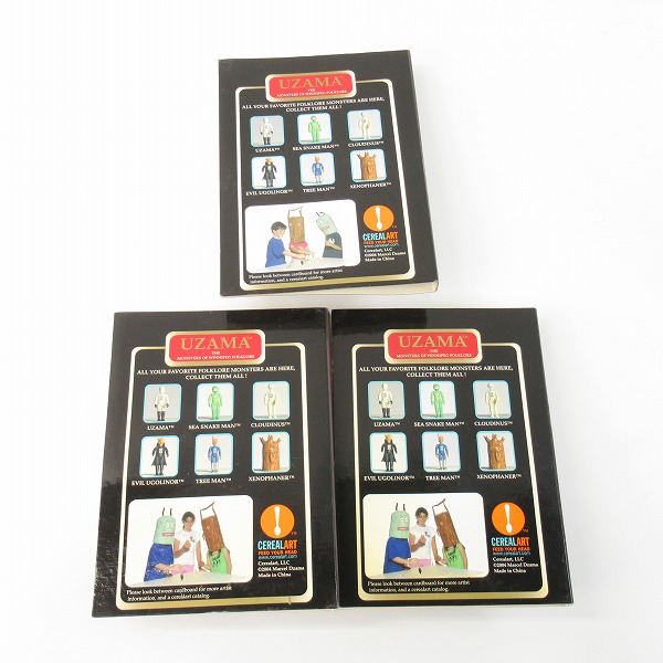 実際に弊社で買取させて頂いた【未開封】CEREALART/シリアルアート UZAMA CLOUDINUS/Tree Man/Evil Ugolinor フィギュア 3体セットの画像 1枚目