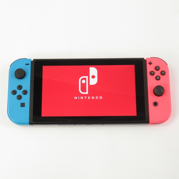 実際に弊社で買取させて頂いた任天堂 Nintendo Switch/ニンテンドー スイッチ 本体 ネオンレッド/ネオンブルー HAC-001/015/016/007【簡易動作確認済】の画像 1枚目