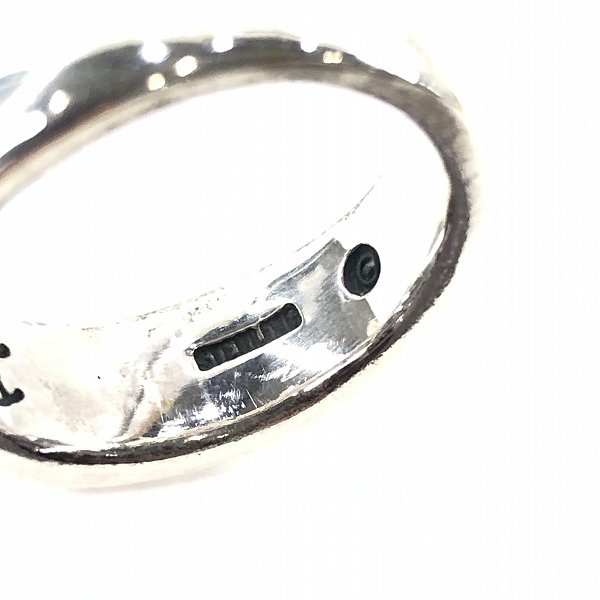 実際に弊社で買取させて頂いたBill Wall Leather/BWL/ビルウォールレザー スムース Cクロス クロス リング/21号の画像 7枚目