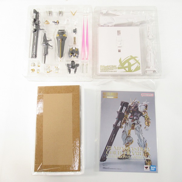 実際に弊社で買取させて頂いたバンダイスピリッツ METAL BUILD ガンダムアストレイゴールドフレーム オルタナティブストライクVer./SEED ASTRAY/プレバンの画像 1枚目