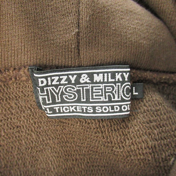 実際に弊社で買取させて頂いたHYSTERIC GLAMOUR/ヒステリックグラマー EVIL’S DAYDREAM パーカー02243CF03/Lの画像 2枚目