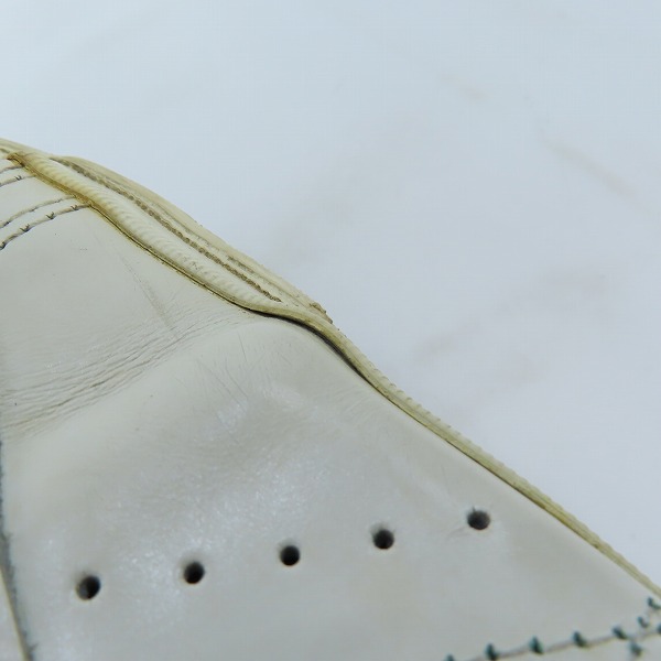 実際に弊社で買取させて頂いたCONVERSE/コンバース ONE STAR OX ローカットスニーカー ホワイト×グリーン/9.5の画像 6枚目