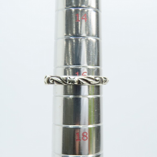 実際に弊社で買取させて頂いたBill Wall Leather/BWL/ビルウォールレザー R202 Thin クロスリング 16.5号の画像 7枚目