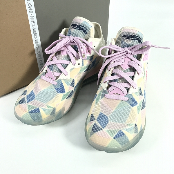 実際に弊社で買取させて頂いたatmos×NIKE/アトモス×ナイキ LEBRON 18 LOW SAKURA レブロン CV7562-101 26.5