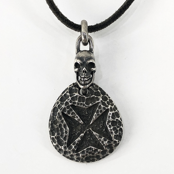 実際に弊社で買取させて頂いた【証明書】GABORATORY/ガボラトリー/ガボール ペンダントシングル スカル ｗ/マルティスクロス チゼルドブロブ の画像 1枚目