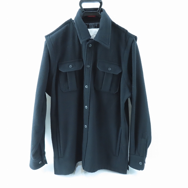 実際に弊社で買取させて頂いたUNDERCOVER/アンダーカバー 97AW LEAF期 変形 ウールジャケット ベスト 122 L