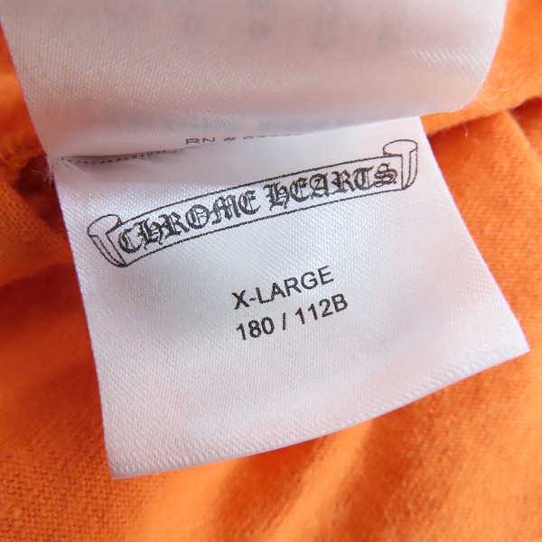 実際に弊社で買取させて頂いた【JPタグ】CHROME HEARTS/クロムハーツ 21AW VINE DGR T-SHIRTS プリントTシャツ 2212 304 0462/XLの画像 3枚目