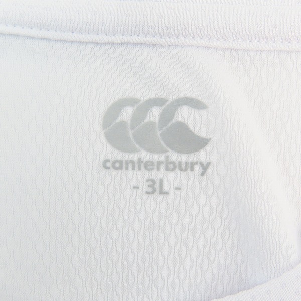 実際に弊社で買取させて頂いた【未使用】canterbury/カンタベリー プラクティスビッグスリーブレスシャツ/RG34056/3Lの画像 2枚目