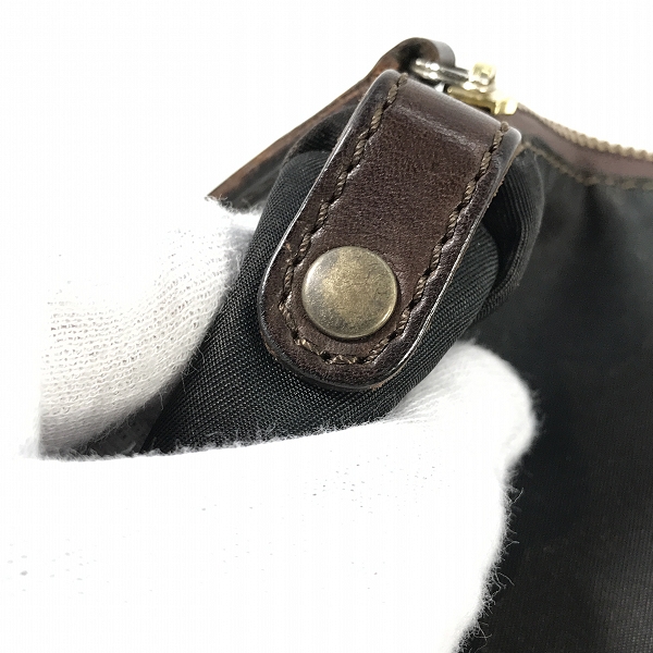 実際に弊社で買取させて頂いたFelisi/フェリージ ナイロン×レザー ポーチ/512の画像 6枚目
