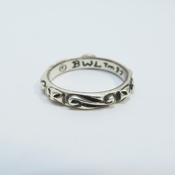 実際に弊社で買取させて頂いたBill Wall Leather/BWL/ビルウォールレザー R202 Thin クロスリング 16.5号の画像 3枚目