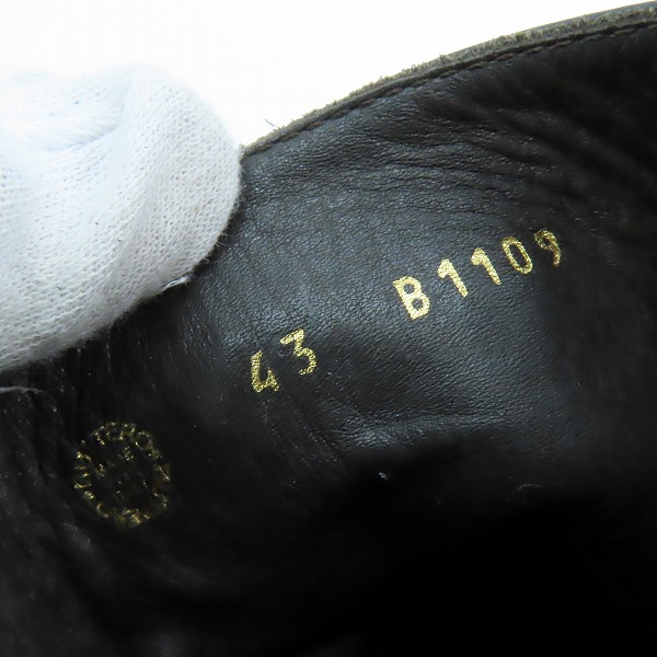 実際に弊社で買取させて頂いたBUTTERO/ブッテロ バックジップ レザーブーツ B1109/43の画像 5枚目