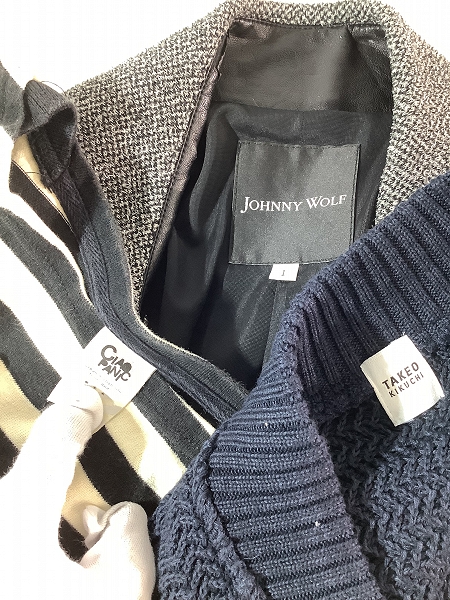 実際に弊社で買取させて頂いた【おまとめ】タケオキクチ/チャオパニック/ジョニーウルフ 等 ニットカーディガン/長袖トップス/長袖ジャケット 他の画像 1枚目
