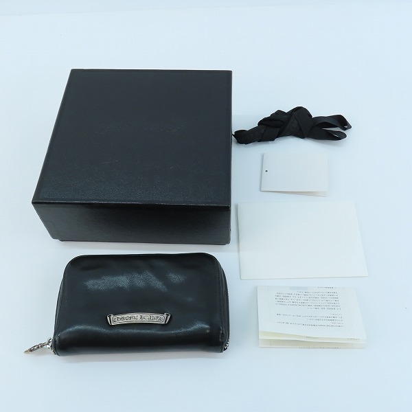 実際に弊社で買取させて頂いた【インボイス原本】CHROME HEARTS/クロムハーツ REC F ZIP MINI/レックF ジップミニ ラウンドジップウォレットの画像 9枚目
