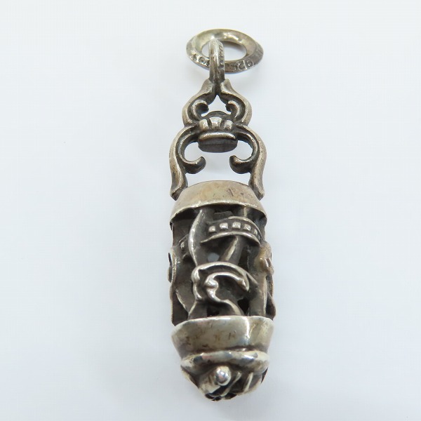 実際に弊社で買取させて頂いた【オールド刻印】CHROME HEARTS/クロムハーツ ケルティックローラーペンダントの画像 1枚目