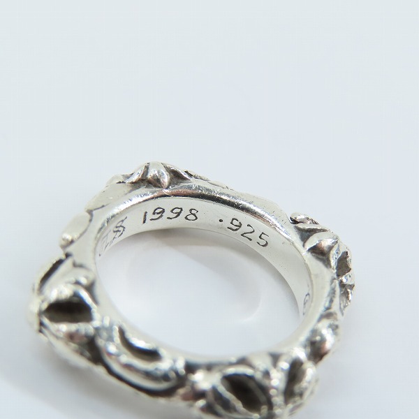 実際に弊社で買取させて頂いたCHROME HEARTS/クロムハーツ SBT BAND/SBTバンドリング 1.5号の画像 7枚目