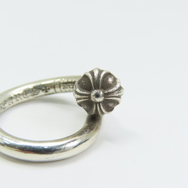 実際に弊社で買取させて頂いたCHROME HEARTS/クロムハーツ ネイルリング クロスボール 3-4号の画像 6枚目