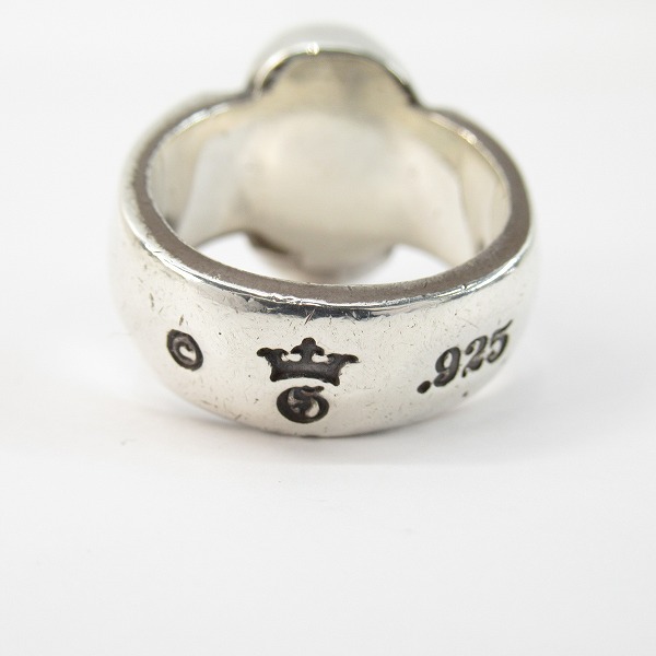 実際に弊社で買取させて頂いたGabor/ガボール Gaboratory/ガボラトリー ハッピースカル Single skull ring/シングル スカル リング 19号の画像 3枚目