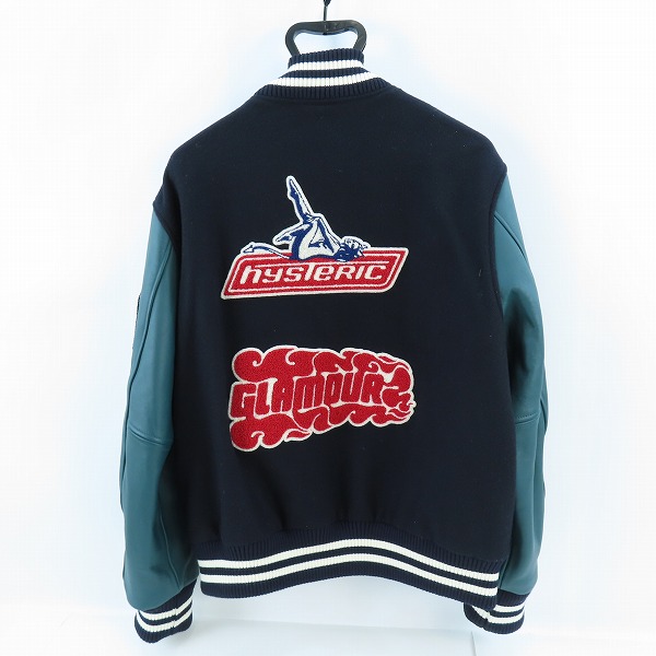 実際に弊社で買取させて頂いたHYSTERIC GLAMOUR/ヒステリックグラマー 23AW MOTOR CITY FEVER モーターシティフィーバー スタジャン 02233AB05 XLの画像 1枚目