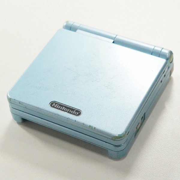 実際に弊社で買取させて頂いた任天堂/Nintendo/ニンテンドー ゲームボーイアドバンスSP 本体 AGS-001 パールブルー 動作未確認
