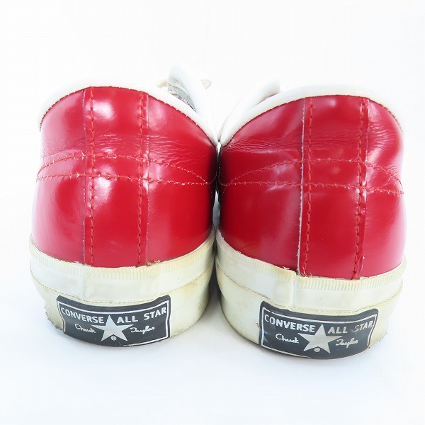 実際に弊社で買取させて頂いたCONVERSE/コンバース JACK STAR RETRO /ジャックスター レトロ レッド/ブラック/9.5の画像 1枚目