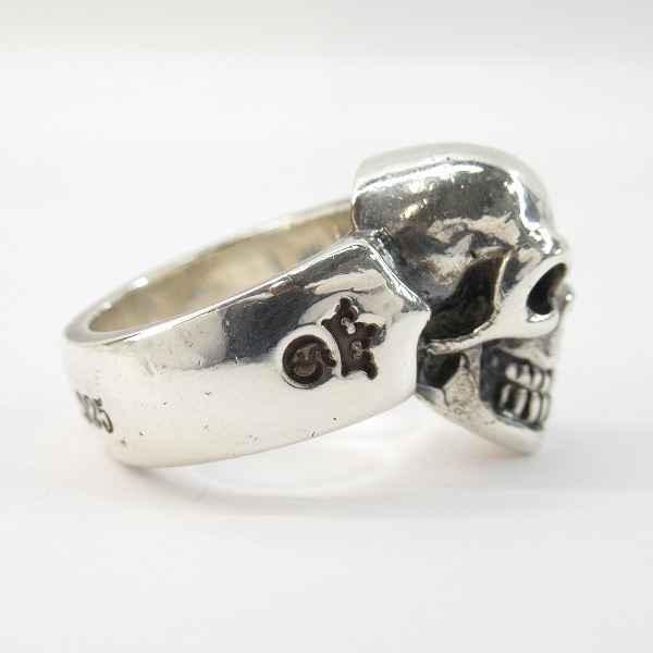 実際に弊社で買取させて頂いたGabor/ガボール Gaboratory/ガボラトリー ハッピースカル Single skull ring/シングル スカル リング 19号の画像 4枚目