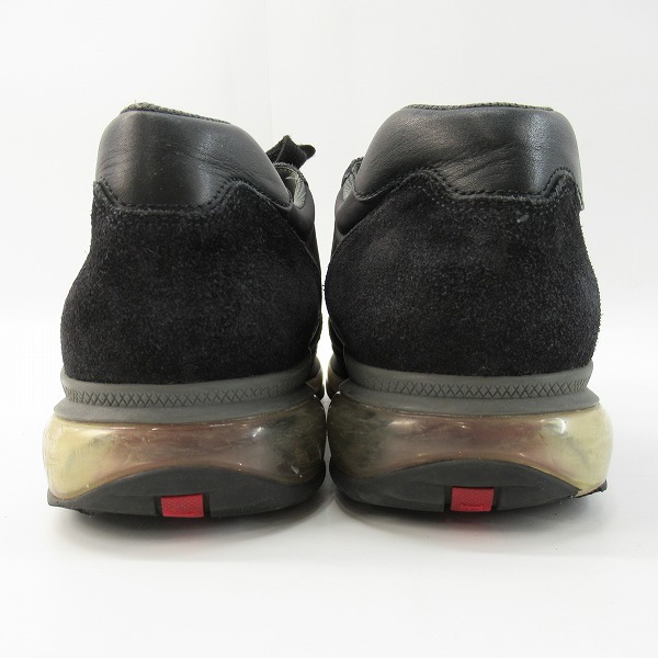 実際に弊社で買取させて頂いたPRADA SPORT/プラダスポーツ レザー ナイロン スニーカー/シューズ ブラック 4E 3156/10の画像 1枚目