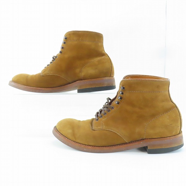 実際に弊社で買取させて頂いたAlden/オールデン スエード/スウェード レザー レースアップ ブーツ 45635H/8の画像 3枚目