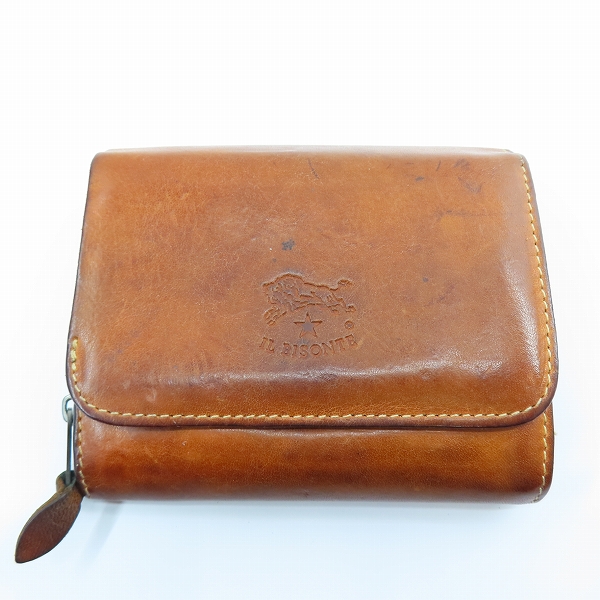 実際に弊社で買取させて頂いたIL BISONTE/イルビゾンテ 二つ折り ウォレット/財布