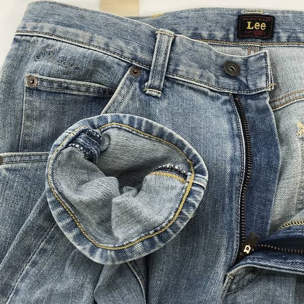 実際に弊社で買取させて頂いたLee×STUSSY/リー×ステューシー コラボ デニムパンツ ジーンズ LB0009/32の画像 8枚目