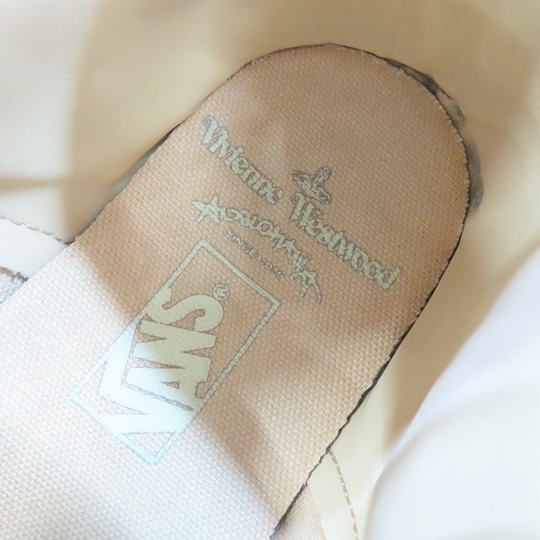 実際に弊社で買取させて頂いたvivienne westwood×VANS/ヴィヴィアンウエストウッド×バンズ SK8-high ハイカットスニーカー VN0A4BV6XKF1/24の画像 6枚目