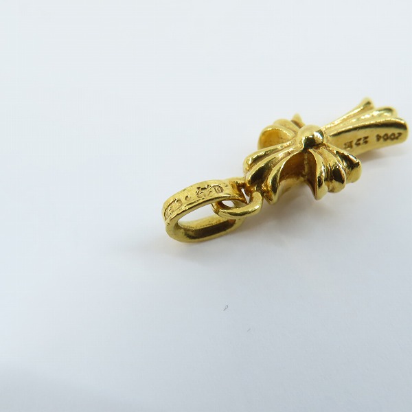 実際に弊社で買取させて頂いたCHROME HEARTS/クロムハーツ 22K CRS BBYFAT/ベビーファット クロス チャーム/トップの画像 6枚目
