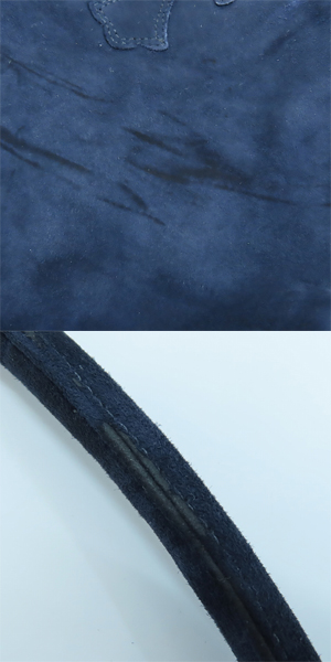 実際に弊社で買取させて頂いたCHROME HEARTS/クロムハーツ FS TOTE LND/CEM クロスパッチ ヌバックレザー FSトートバッグの画像 9枚目