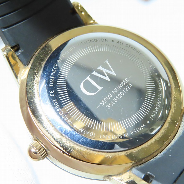 実際に弊社で買取させて頂いたDaniel Wellington/ダニエル ウェリントン アナログ 時計/ウォッチ M40CRB02【動作未確認】の画像 4枚目