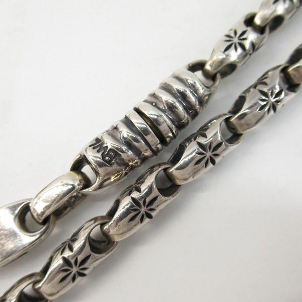 実際に弊社で買取させて頂いた【ギャラ付き】Bill Wall Leather/BWL/ビルウォールレザー ミッドスター ウォレットチェーンの画像 7枚目