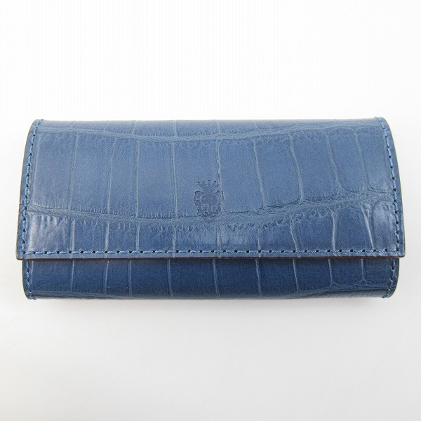 実際に弊社で買取させて頂いたFelisi/フェリージ クロコ型押し レザー 6連 キーケース