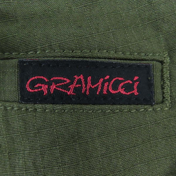 実際に弊社で買取させて頂いたGRAMICCI×BRIEFING×BEAMS/グラミチ×ブリーフィング×ビームス カーゴハーフパンツ/ショーツ カーキ GMP-17S154/Mの画像 6枚目