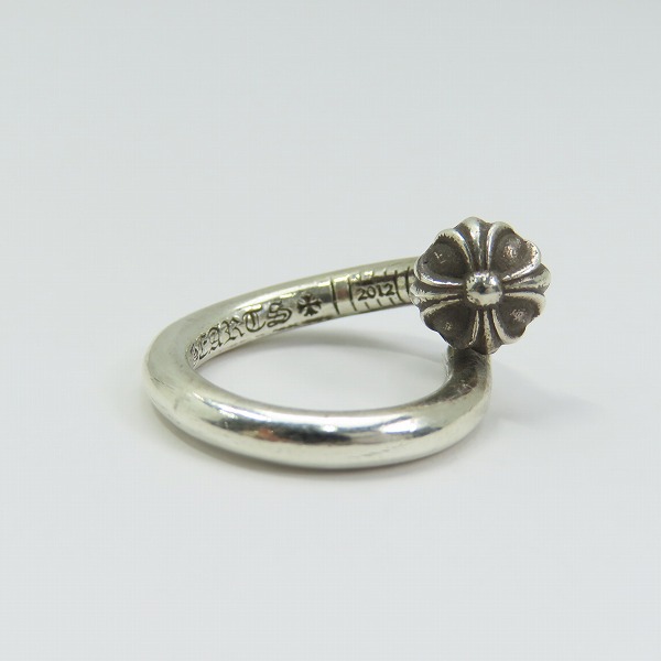 実際に弊社で買取させて頂いたCHROME HEARTS/クロムハーツ ネイルリング クロスボール 3-4号の画像 1枚目