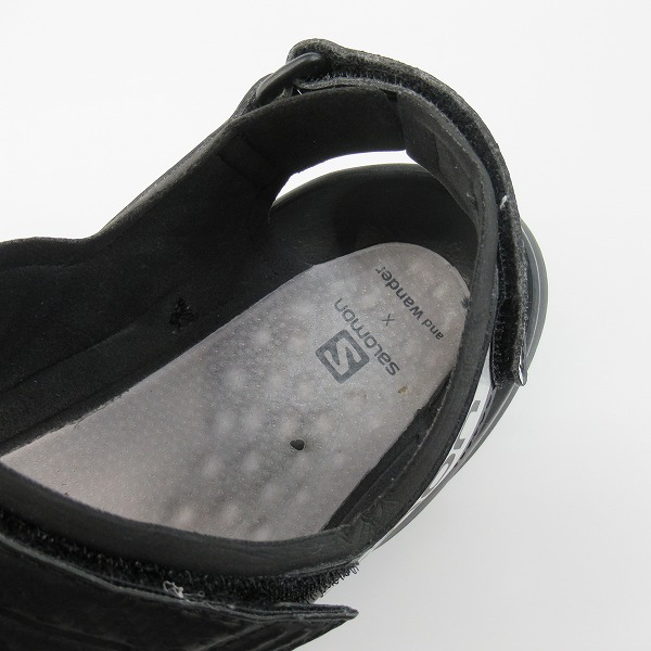 実際に弊社で買取させて頂いたSALOMON×AND WANDER/サロモン×アンドワンダー SPEEDCROSS SANDALS/スピードクロス サンダル ブラック 413691/26の画像 4枚目