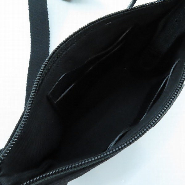 実際に弊社で買取させて頂いたIL BISONTE/イルビゾンテ ショルダーバッグ ブラックの画像 3枚目