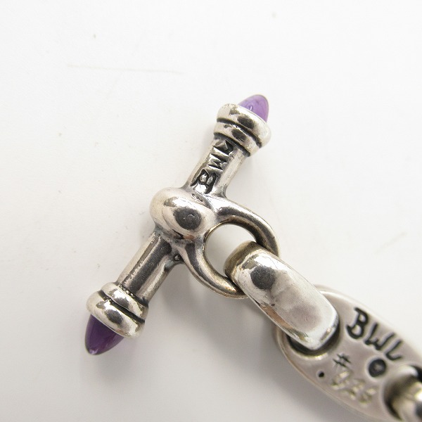 実際に弊社で買取させて頂いた【ギャラ付き】Bill Wall Leather/BWL/ビルウォールレザー ミッドスター ウォレットチェーンの画像 2枚目