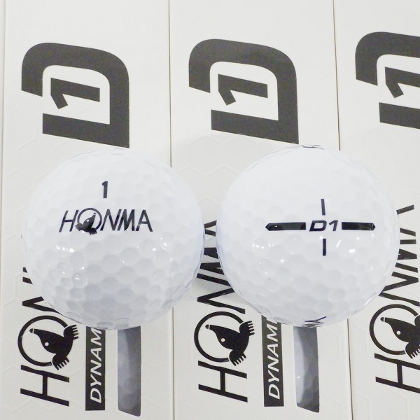 実際に弊社で買取させて頂いた【未使用】HONMA/ホンマ D1 DYNAMIC DISTANCE ゴルフボール  ホワイト 2ダースの画像 1枚目