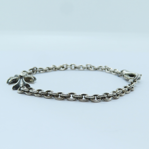 実際に弊社で買取させて頂いたCHROME HEARTS/クロムハーツ タイニーCHクロス チェーン ブレスレットの画像 2枚目
