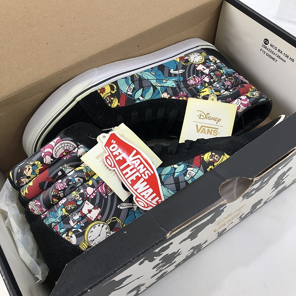 実際に弊社で買取させて頂いたVANS/バンス Disney x Sk8-Hi スケートハイ VN0003CAHSA/27.5の画像 8枚目